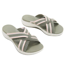 Load image into Gallery viewer, Woven Cross Sandals