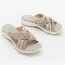 Load image into Gallery viewer, Woven Cross Sandals