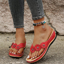 Load image into Gallery viewer, Women Retro Style Flower style Sandal