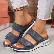 Load image into Gallery viewer, Rhinestone Roman Sandals