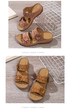 Load image into Gallery viewer, Flower Flat Sandals
